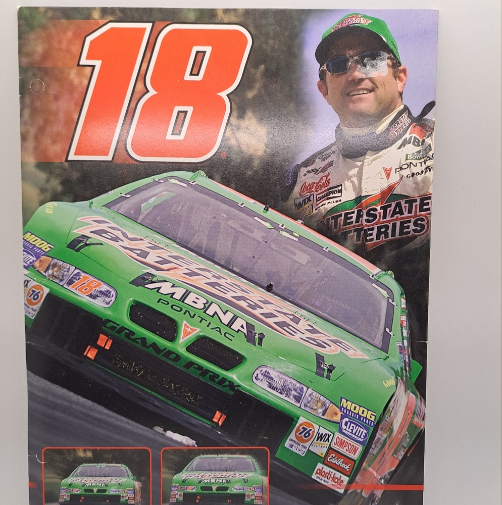 Vintage Bobby LaBonte 2002 Pontiac Grand Prix Racing Pocket Folder Used